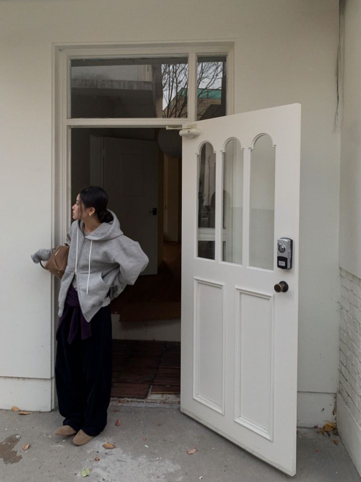 MARE東大門㊣實拍女裝新品25秋冬人氣推薦時尚衛衣拉鏈連帽MARE衛衣