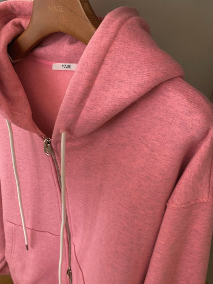 MARE東大門㊣實拍女裝新品25秋冬人氣推薦時尚衛衣拉鏈連帽MARE衛衣