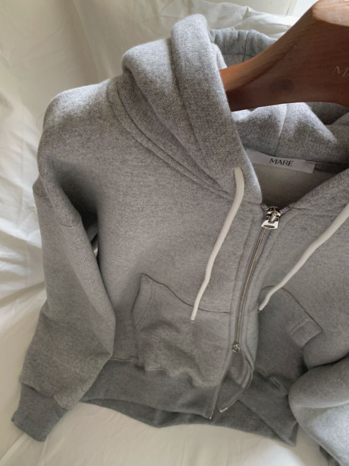 MARE東大門㊣實拍女裝新品25秋冬人氣推薦時尚衛衣拉鏈連帽MARE衛衣