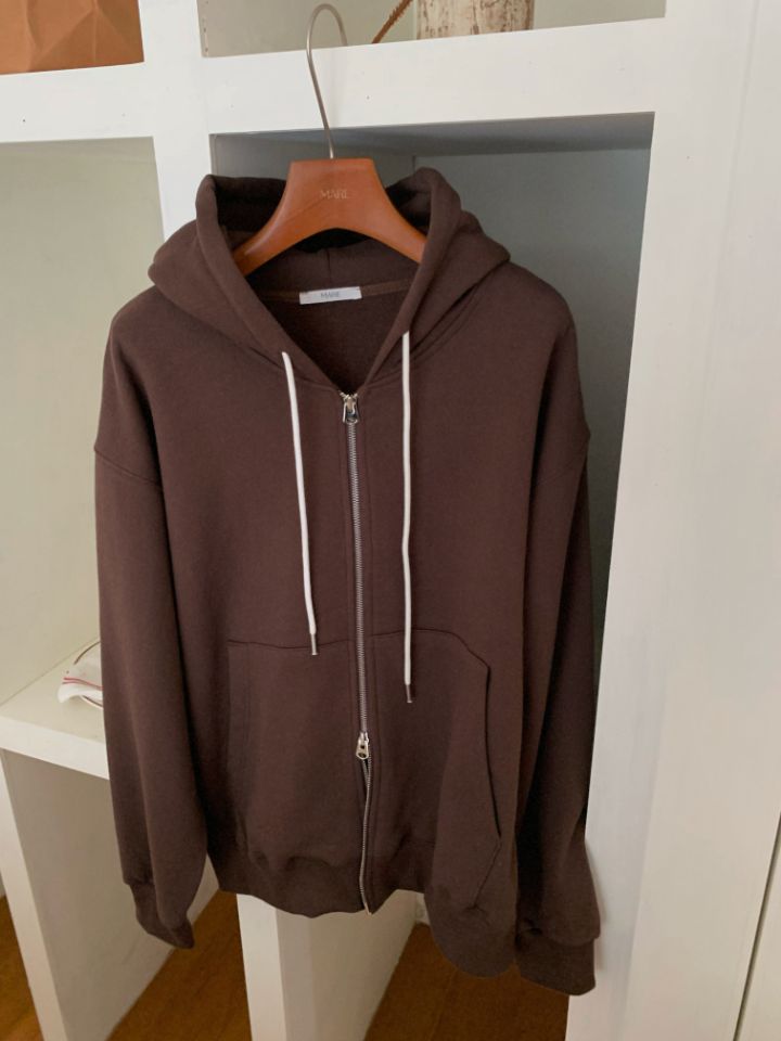 MARE東大門㊣實拍女裝新品25秋冬人氣推薦時尚衛衣拉鏈連帽MARE衛衣