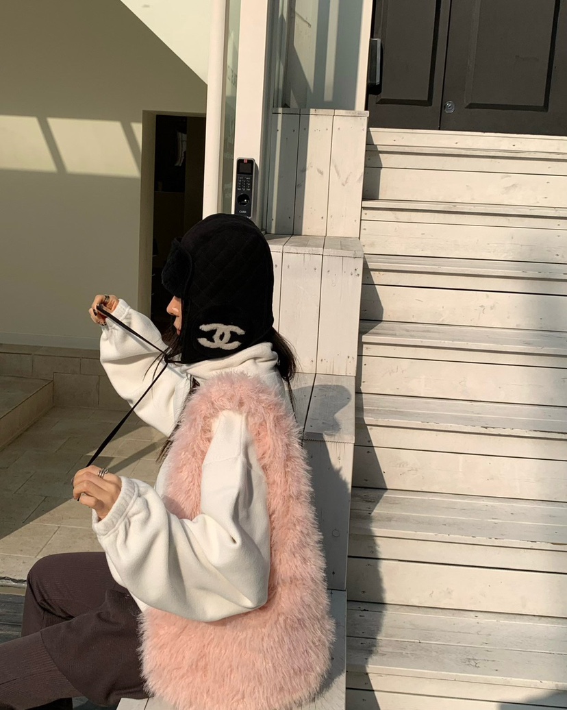 REVE CITE-L韓國直郵㊣女士新品熱賣25秋冬單肩斜跨包毛絨REVE CITE單肩/斜跨包