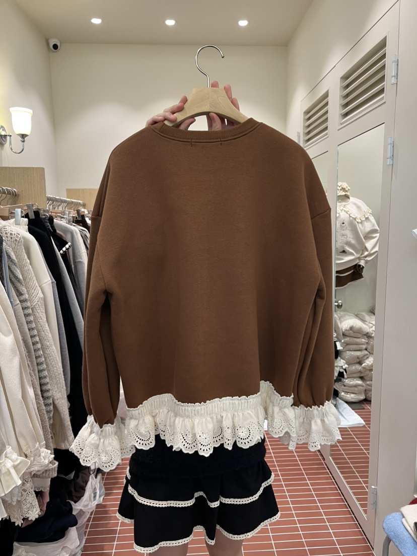 BE&amp;BE韓國代購㊣女士新款時尚25秋冬真品衛衣不含披肩BE&be衛衣