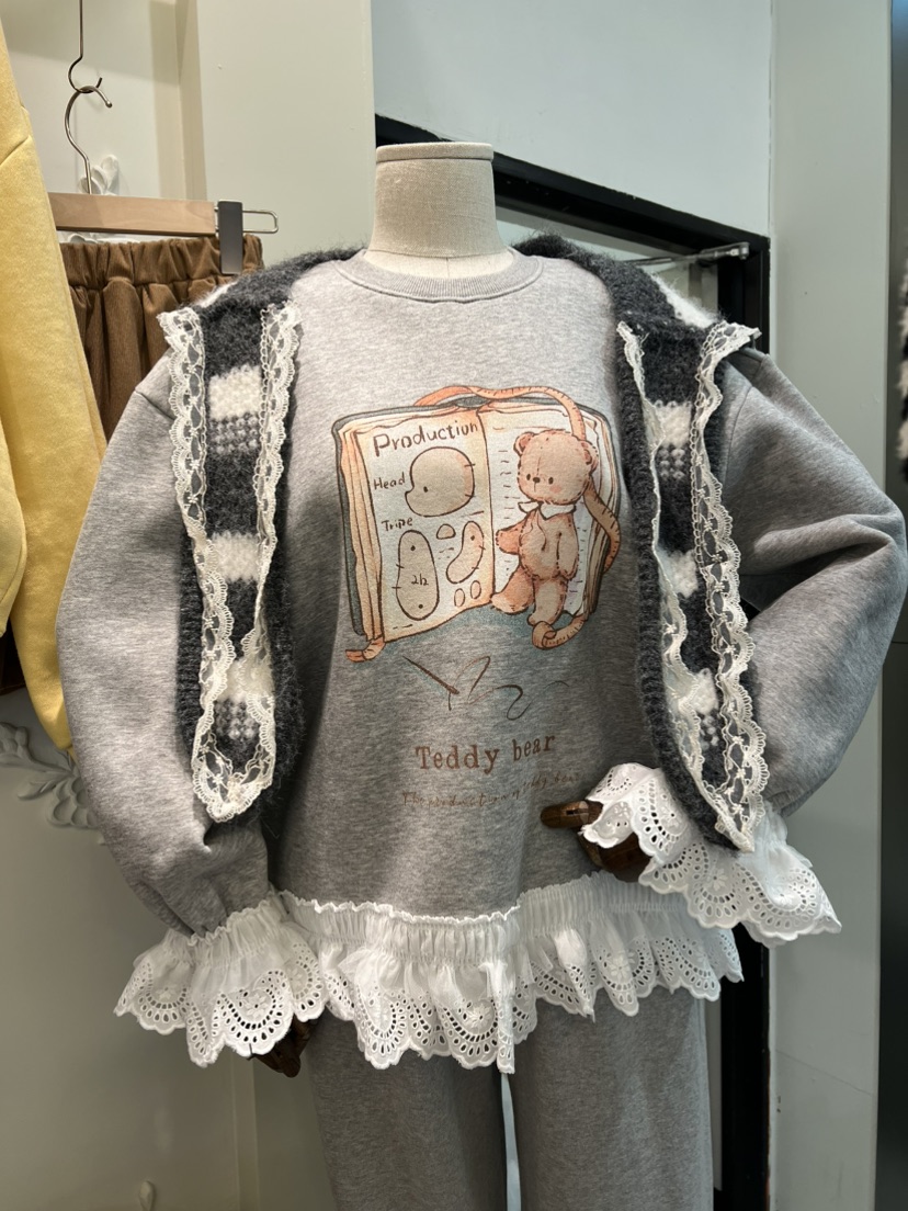 BE&amp;BE韓國代購㊣女士新款時尚25秋冬真品衛衣不含披肩BE&be衛衣圖色1