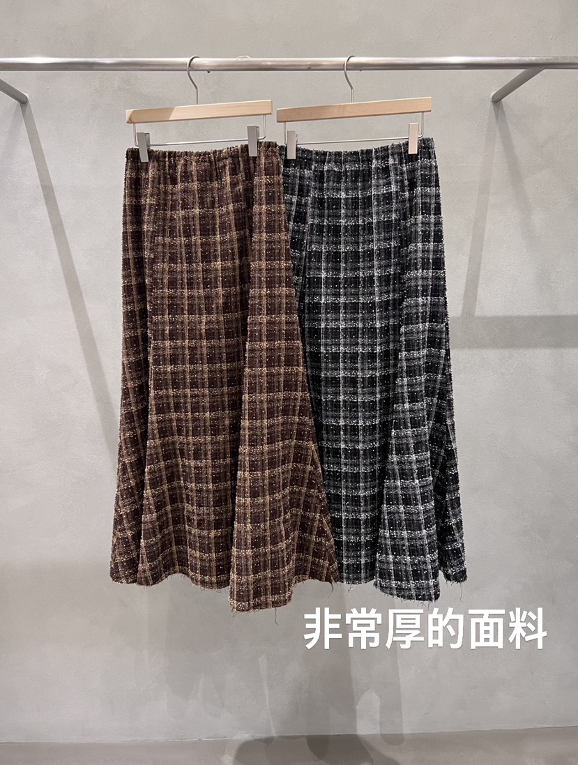 X-MOOD東大門㊣代購女士新品休閑推薦熱賣時尚職業25秋冬長裙X-MOOD長裙