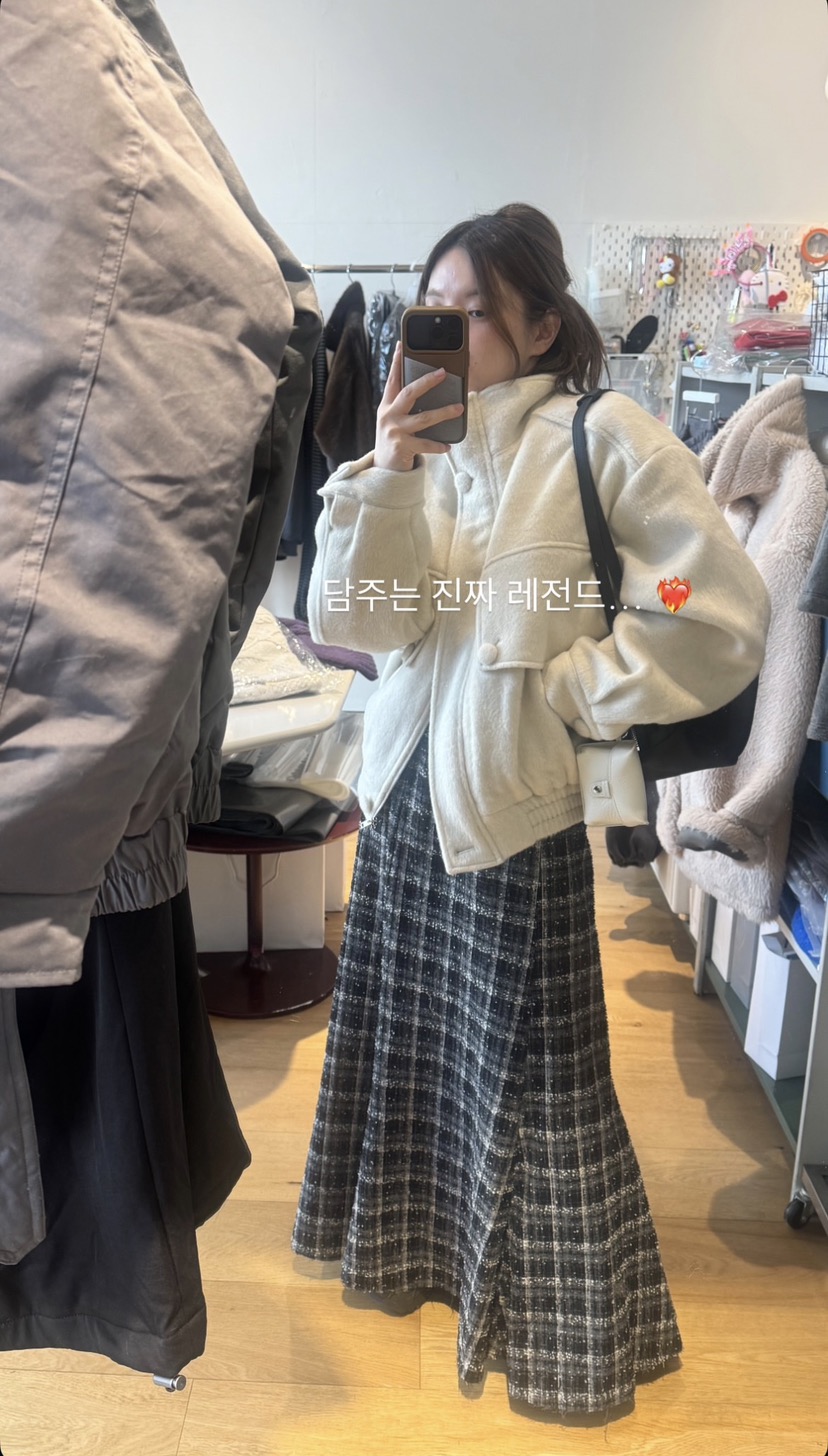 X-MOOD東大門㊣代購女士新品休閑推薦熱賣時尚職業25秋冬長裙X-MOOD長裙