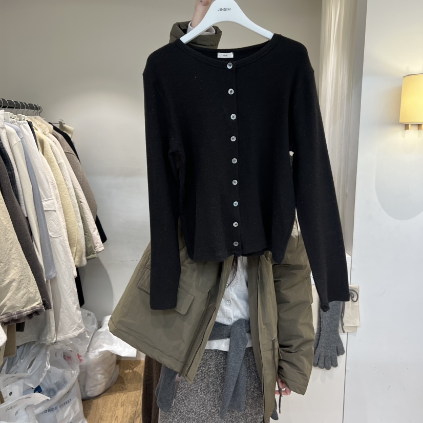 JINSIM韓國直郵㊣女士新品時尚人氣職業真品熱賣推薦長袖T恤JINSIM長袖T恤圖色3