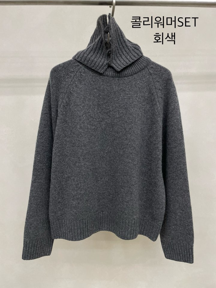 LAKE-A韓國直郵㊣女裝新品職業休閑熱賣推薦毛衣含圍巾保暖Lake side毛衣圖色4