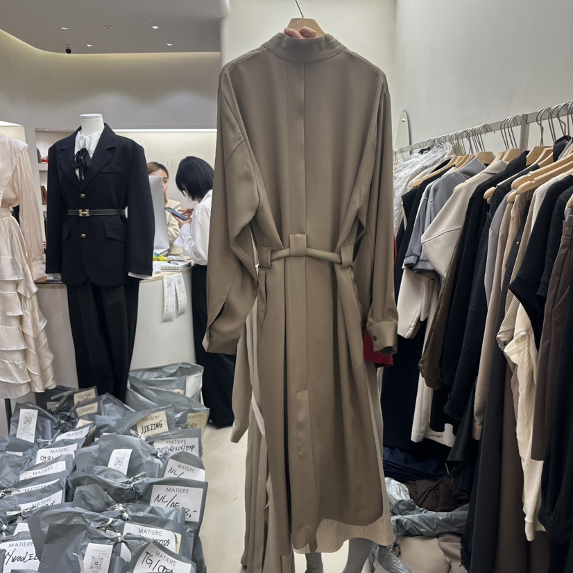 MATIERE韓國直郵㊣女士新款時尚真品職業25秋冬休閑熱賣連衣裙MATIERE連衣裙