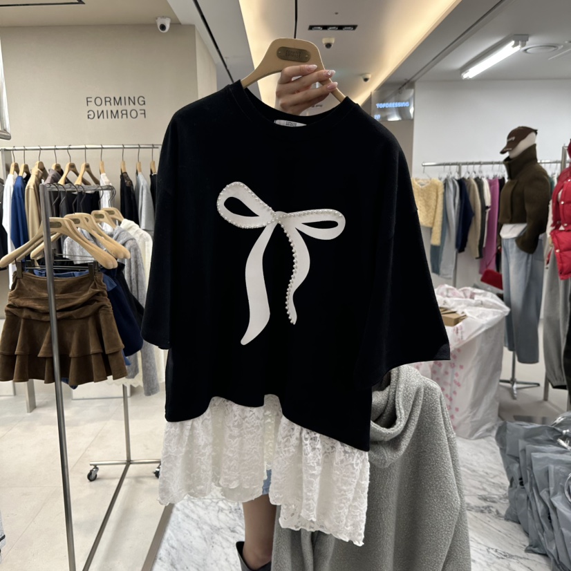 FORMING-P韓國直郵㊣女裝新品熱賣時尚職業推薦25秋冬休閑T恤FORMING-PT恤圖色2