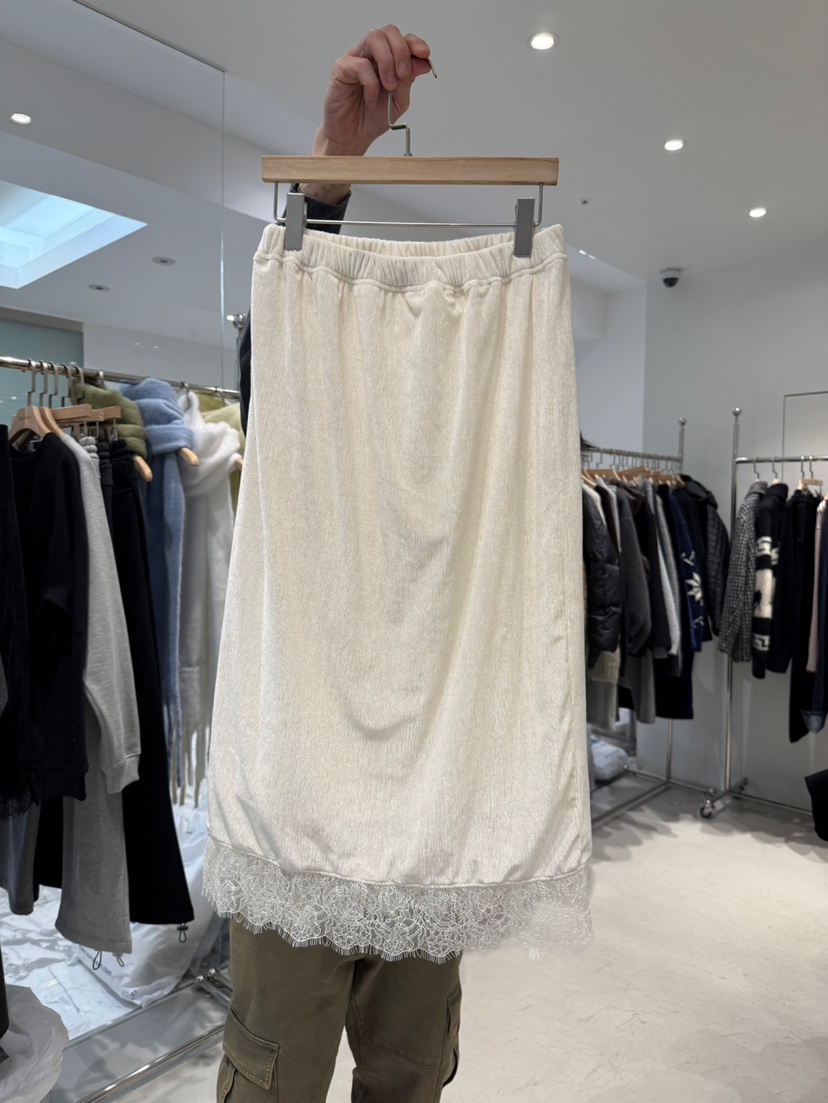 THE BRUNCH東大門㊣代購女士新款休閑職業半身裙中短裙蕾絲THE BRUNCH半身裙/中短裙圖色1