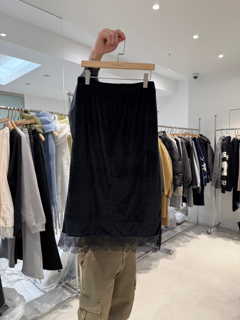 THE BRUNCH東大門㊣代購女士新款休閑職業半身裙中短裙蕾絲THE BRUNCH半身裙/中短裙圖色3