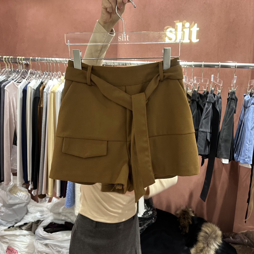 SLIT東大門㊣直郵女士新品熱賣職業25秋冬人氣時尚真品短褲SLIT短褲圖色1