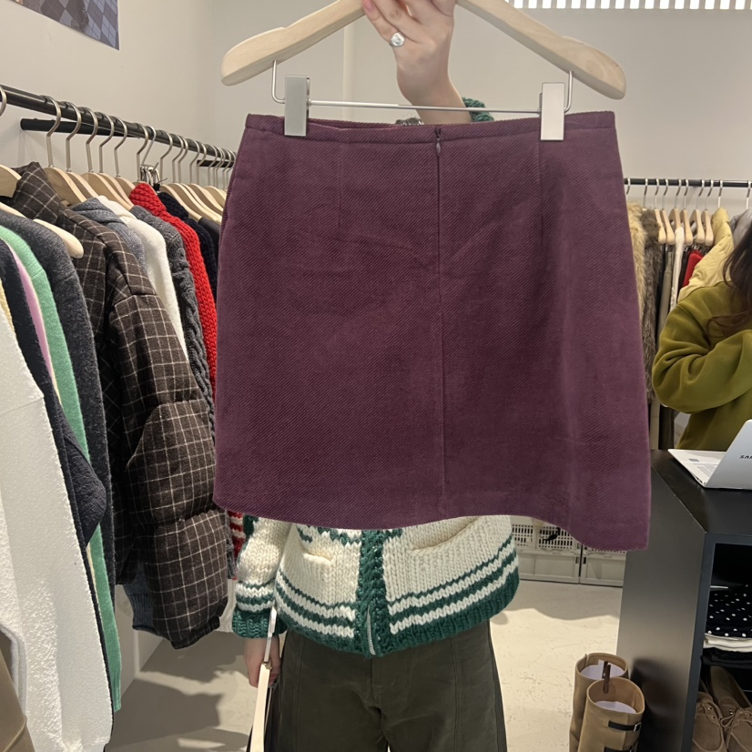 PLATE韓國代購㊣女裝新款推薦25秋冬時尚人氣休閑半身裙中短裙PLATE半身裙/中短裙