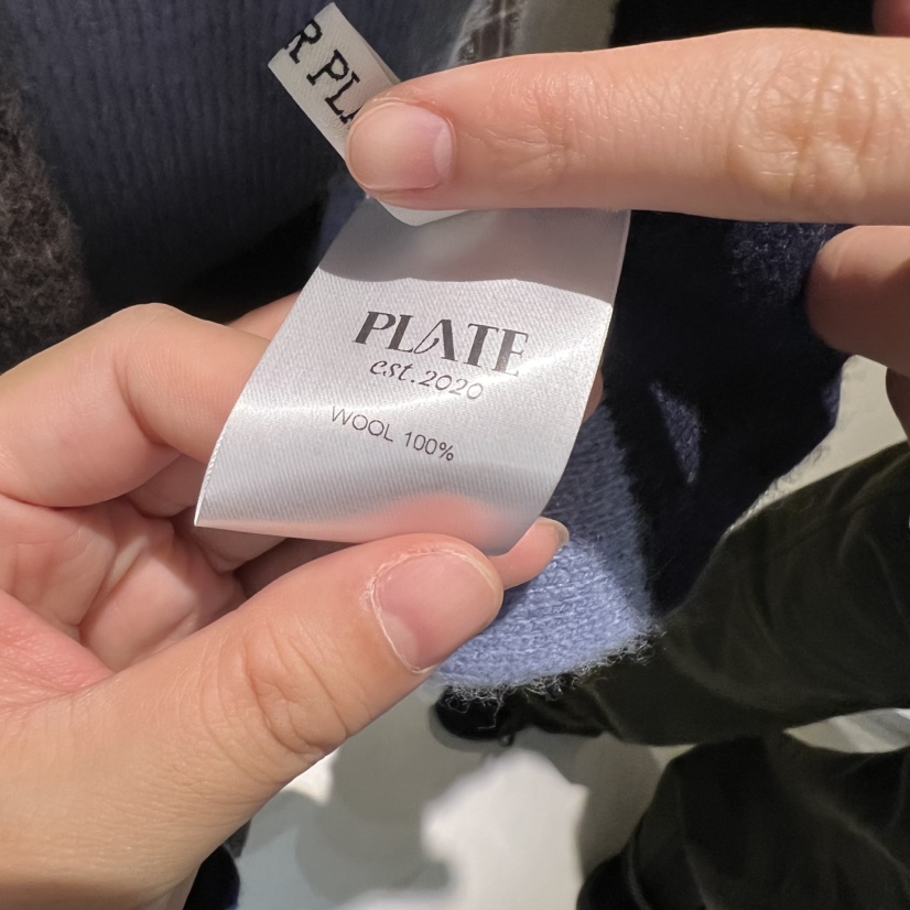 PLATE韓國代購㊣女裝新品真品職業25秋冬人氣休閑時尚圍巾披肩PLATE圍巾/披肩