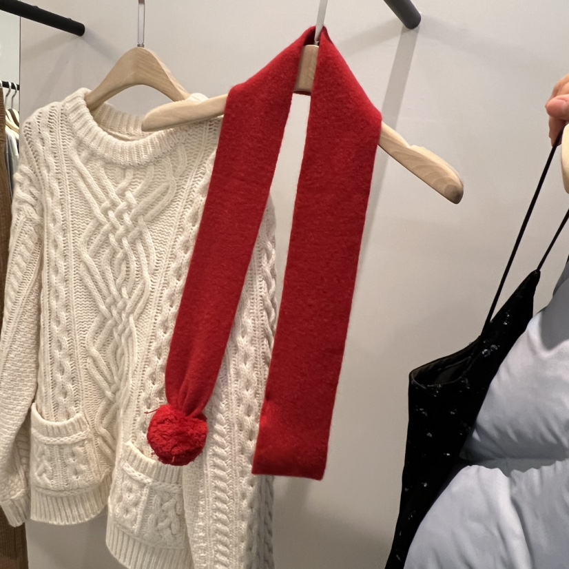 PLATE韓國代購㊣女裝新品真品職業25秋冬人氣休閑時尚圍巾披肩PLATE圍巾/披肩圖色1