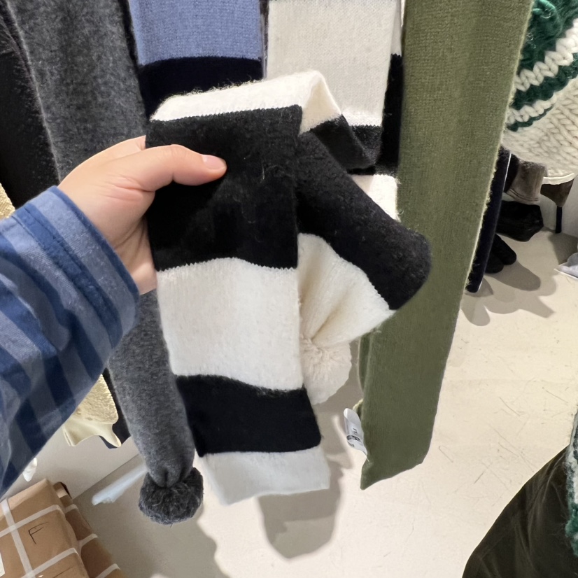 PLATE韓國代購㊣女裝新品真品職業25秋冬人氣休閑時尚圍巾披肩PLATE圍巾/披肩圖色4