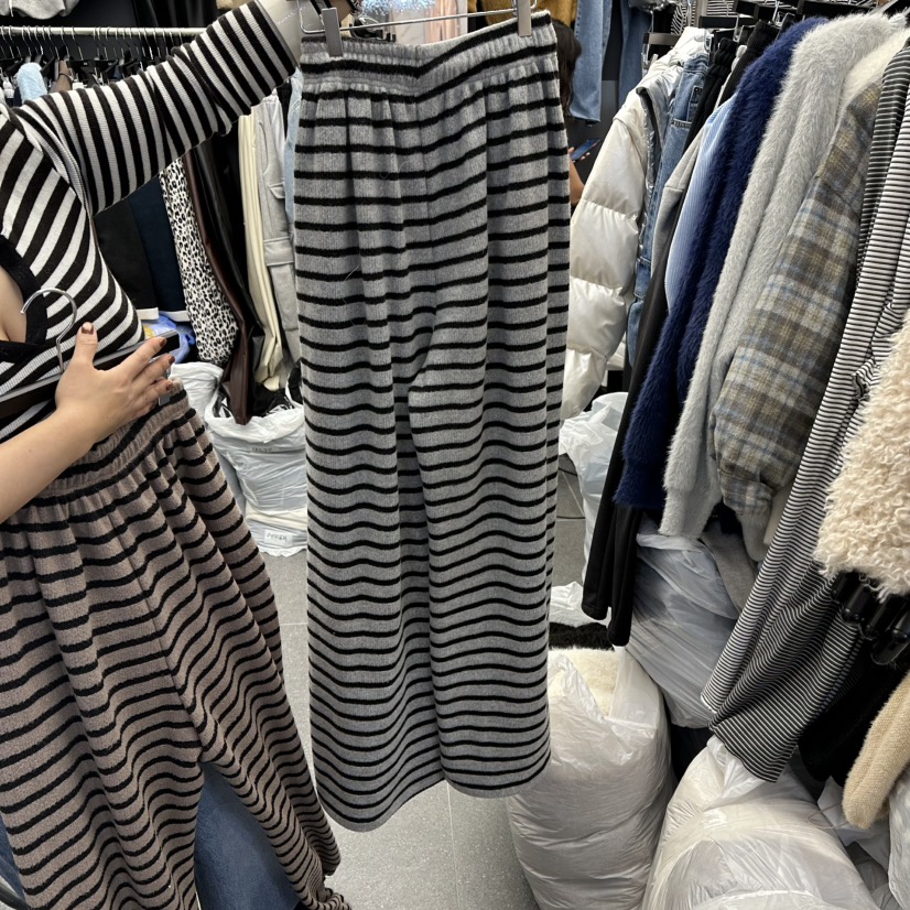 A-DEL東大門㊣直郵女士新品職業25秋冬休閑推薦休閑褲單排扣A-DEL休閑褲