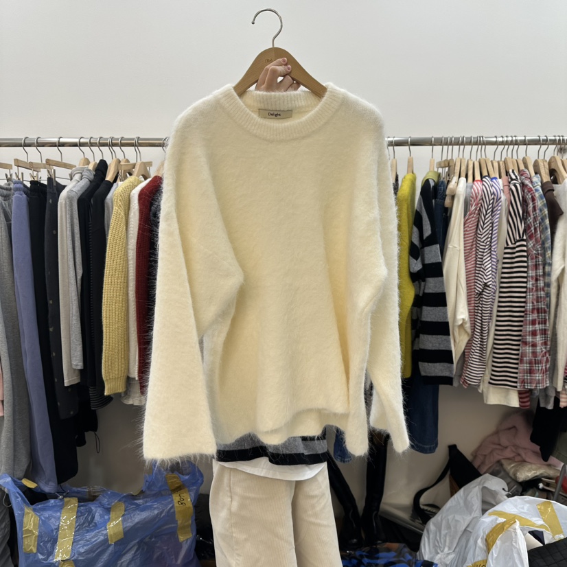 DELIGHT-L東大門㊣直郵女士新款真品25秋冬職業時尚熱賣毛衣DELIGHT-L毛衣圖色1