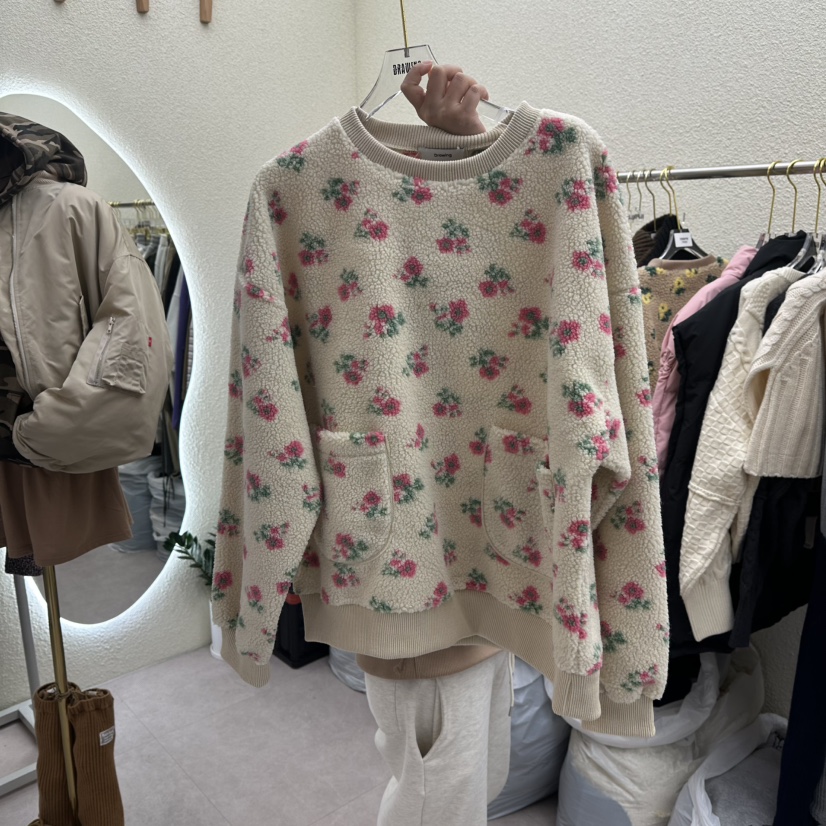 DRAWING韓國直郵㊣女裝新款25秋冬真品職業人氣推薦休閑衛衣DRAWING衛衣圖色1