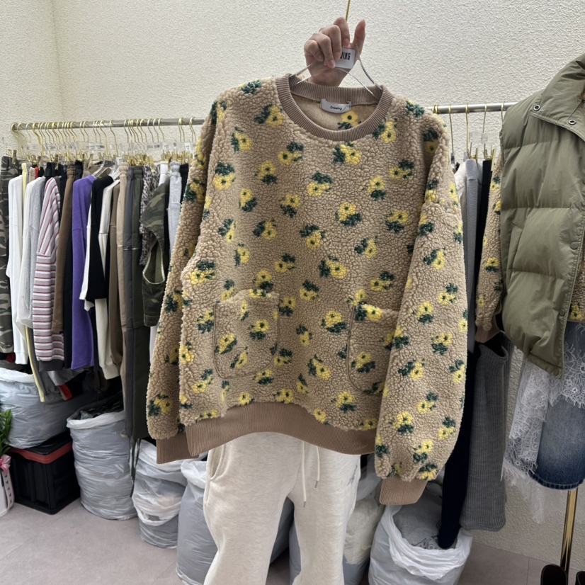 DRAWING韓國直郵㊣女裝新款25秋冬真品職業人氣推薦休閑衛衣DRAWING衛衣圖色2