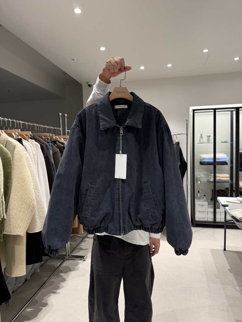 THE BRUNCH韓國代購㊣女裝新款25秋冬人氣熱賣真品時尚夾克THE BRUNCH夾克圖色2