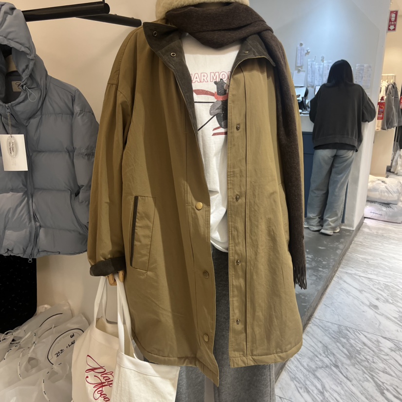 PLATE東大門㊣直郵女裝新品25秋冬真品職業時尚人氣夾克羊毛PLATE夾克圖色2