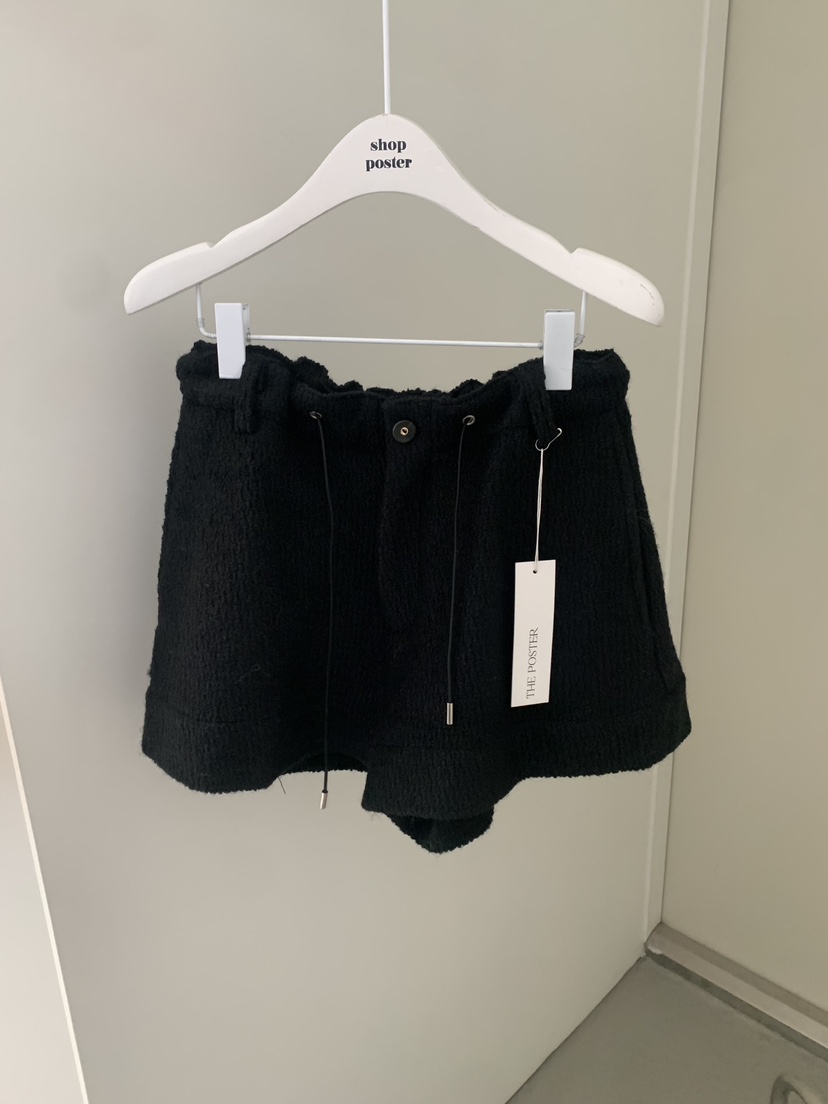SHOP POSTER東大門㊣實拍女士新品推薦時尚熱賣真品短褲羊毛SHOP_POSTER短褲圖色2
