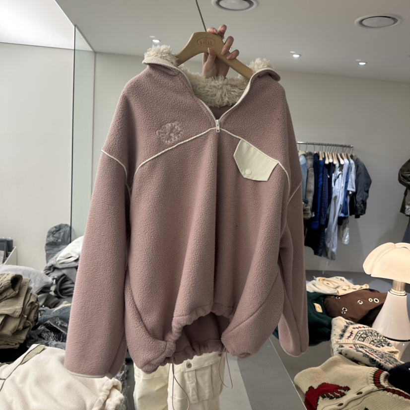 VAULT韓國代購㊣女士新品休閑人氣25秋冬真品職業衛衣連帽衫VAULT衛衣圖色2