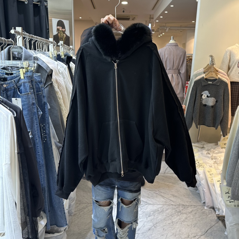 CHEAP-CHIC東大門㊣代購女裝新款熱賣休閑職業推薦衛衣拉鏈CHEAP-CHIC/CHARLES THE SECOND衛衣圖色2