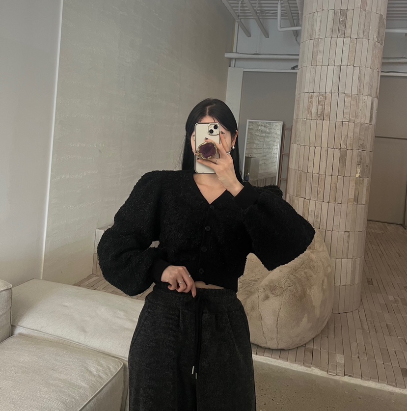 AMUSE SEOUL東大門㊣代購女裝新款休閑職業人氣針織衫開衫AMUSE SEOUL針織衫