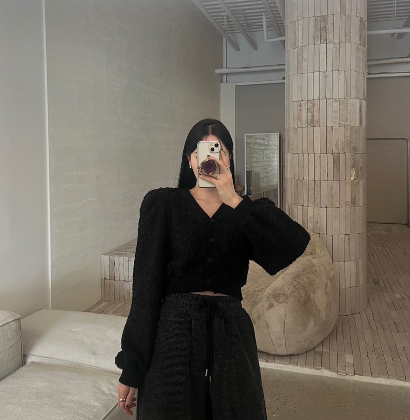 AMUSE SEOUL東大門㊣代購女裝新款休閑職業人氣針織衫開衫AMUSE SEOUL針織衫