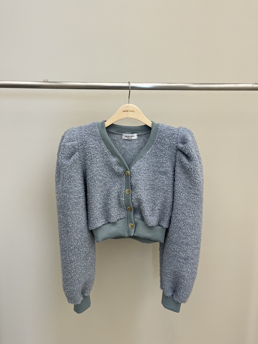 AMUSE SEOUL東大門㊣代購女裝新款休閑職業人氣針織衫開衫AMUSE SEOUL針織衫圖色2