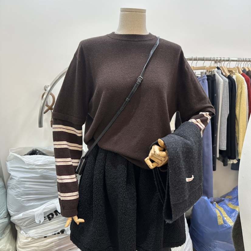 DELIGHT-L東大門㊣代購女裝新品真品推薦職業休閑時尚針織衫DELIGHT-L針織衫圖色2