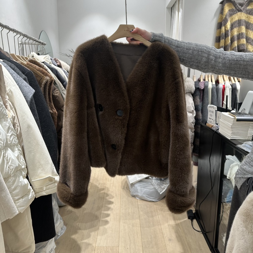 DDAY韓國直郵㊣女士新款真品推薦25秋冬休閑熱賣職業短款大衣DDAY短款大衣圖色2