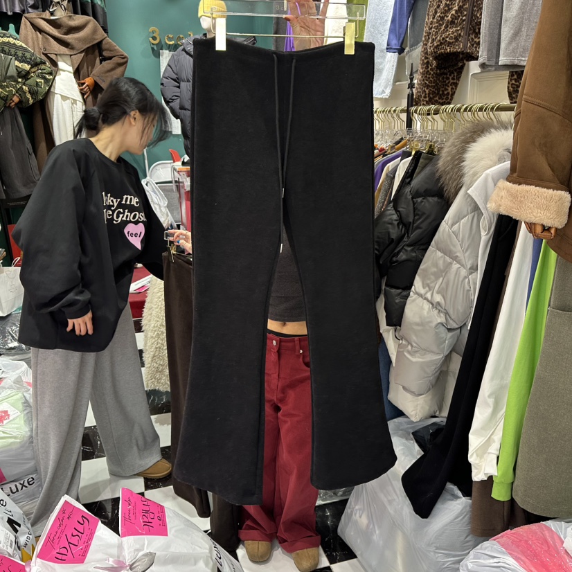 3COLOR東大門㊣實拍女裝新款推薦休閑褲Three color休閑褲圖色1黑色