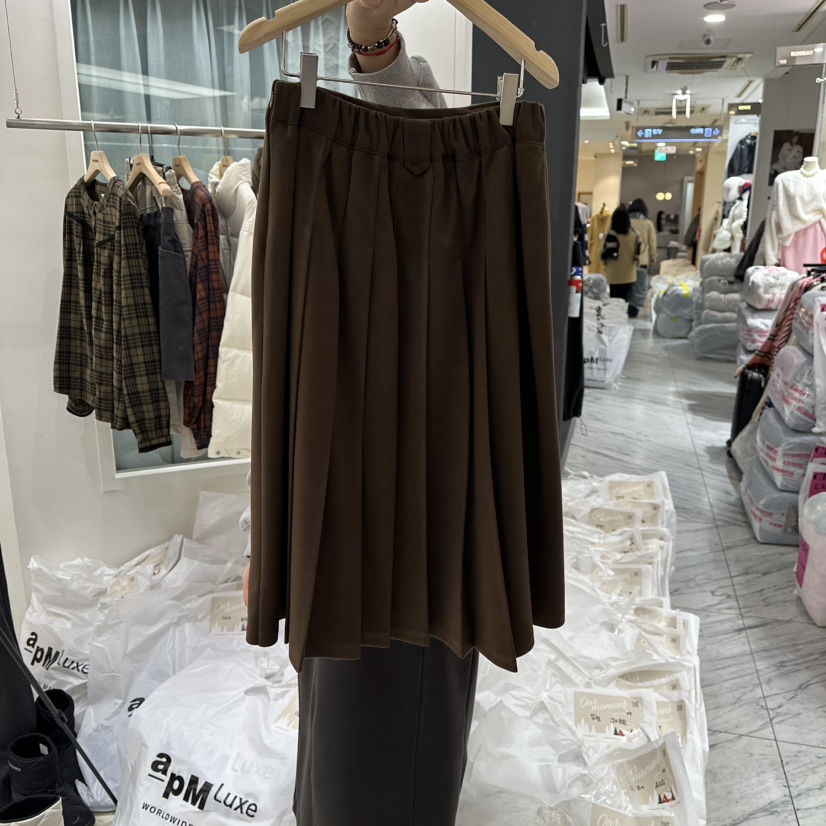 OURMOMENT東大門㊣代購女裝新品職業推薦熱賣時尚真品休閑長裙OURMOMENT長裙