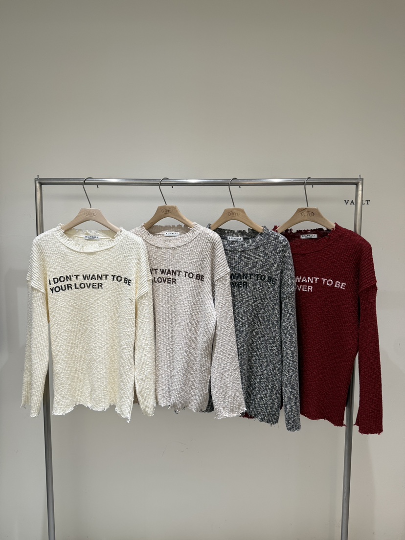 VAULT韓國直郵㊣女裝新款時尚職業真品推薦25秋冬人氣針織衫VAULT針織衫