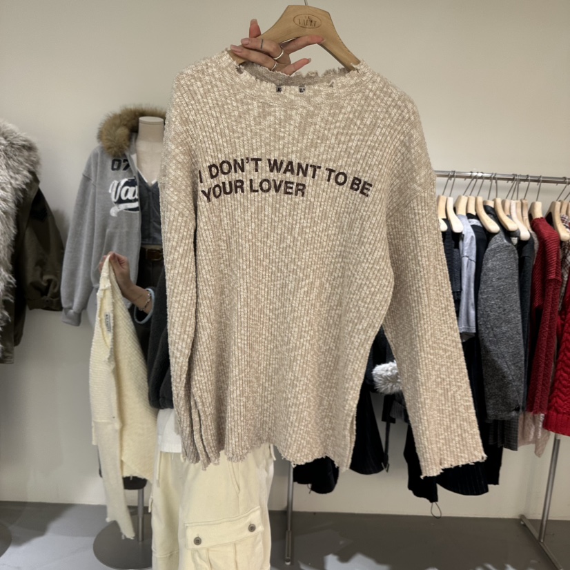 VAULT韓國直郵㊣女裝新款時尚職業真品推薦25秋冬人氣針織衫VAULT針織衫圖色3