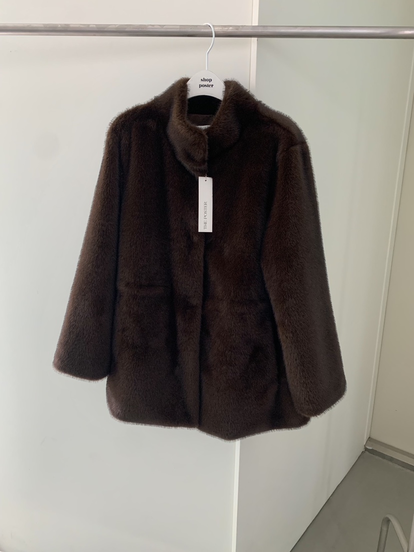 SHOP POSTER東大門㊣代購女裝新品人氣職業真品推薦短款大衣SHOP_POSTER短款大衣圖色1