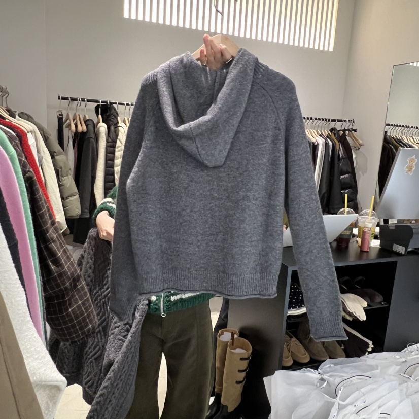 PLATE韓國直郵㊣女士新款人氣休閑真品推薦熱賣職業時尚針織衫PLATE針織衫