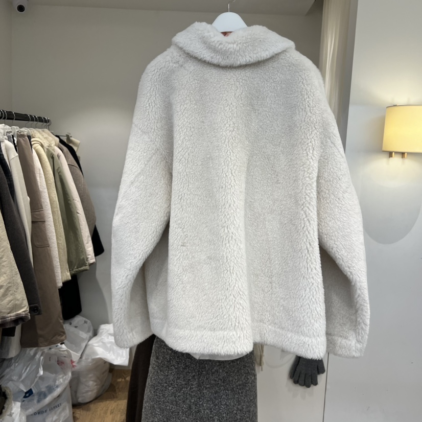 JINSIM韓國代購㊣女士新品人氣推薦25秋冬職業短款大衣羊毛JINSIM短款大衣