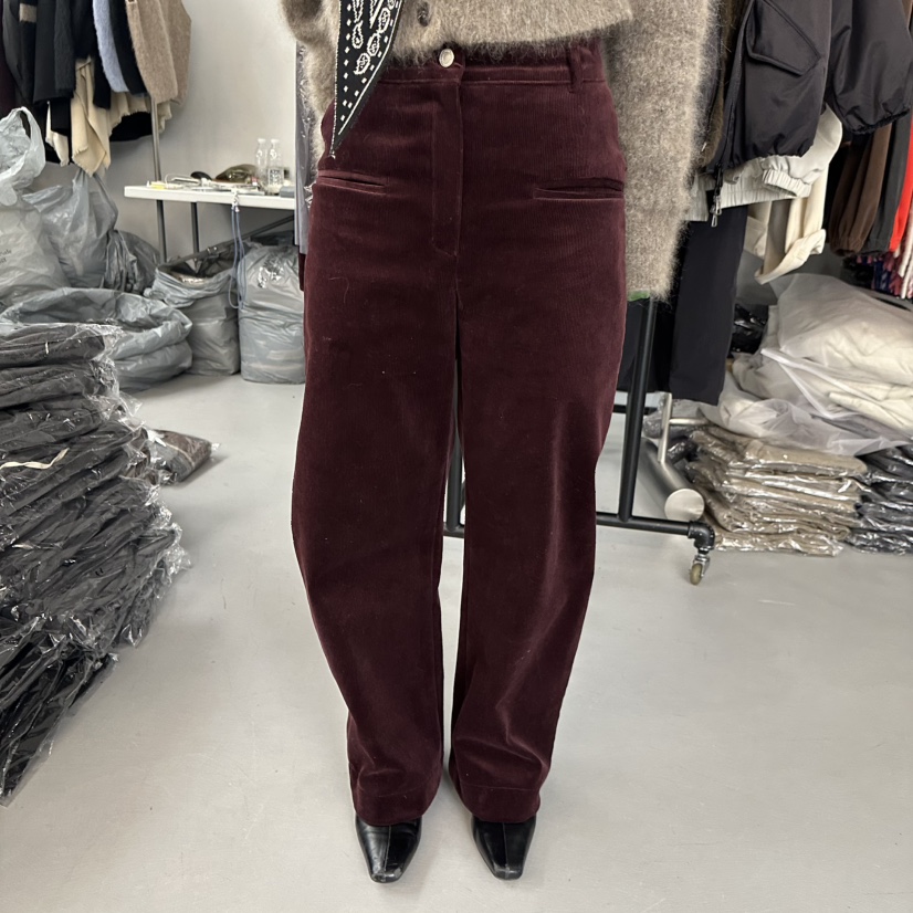 DOUBLE STANDARD/LE SMOKING/MAISONSTAFF韓國直郵㊣女士新品休閑休閑褲MAISONSTAFF休閑褲圖色2