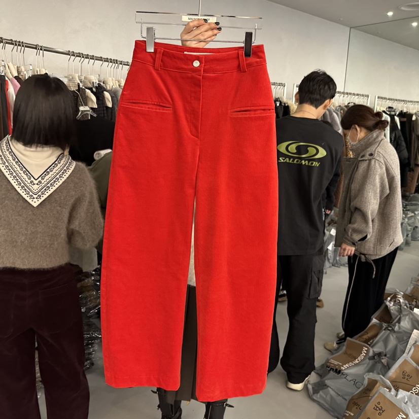 DOUBLE STANDARD/LE SMOKING/MAISONSTAFF韓國直郵㊣女士新品休閑休閑褲MAISONSTAFF休閑褲圖色3