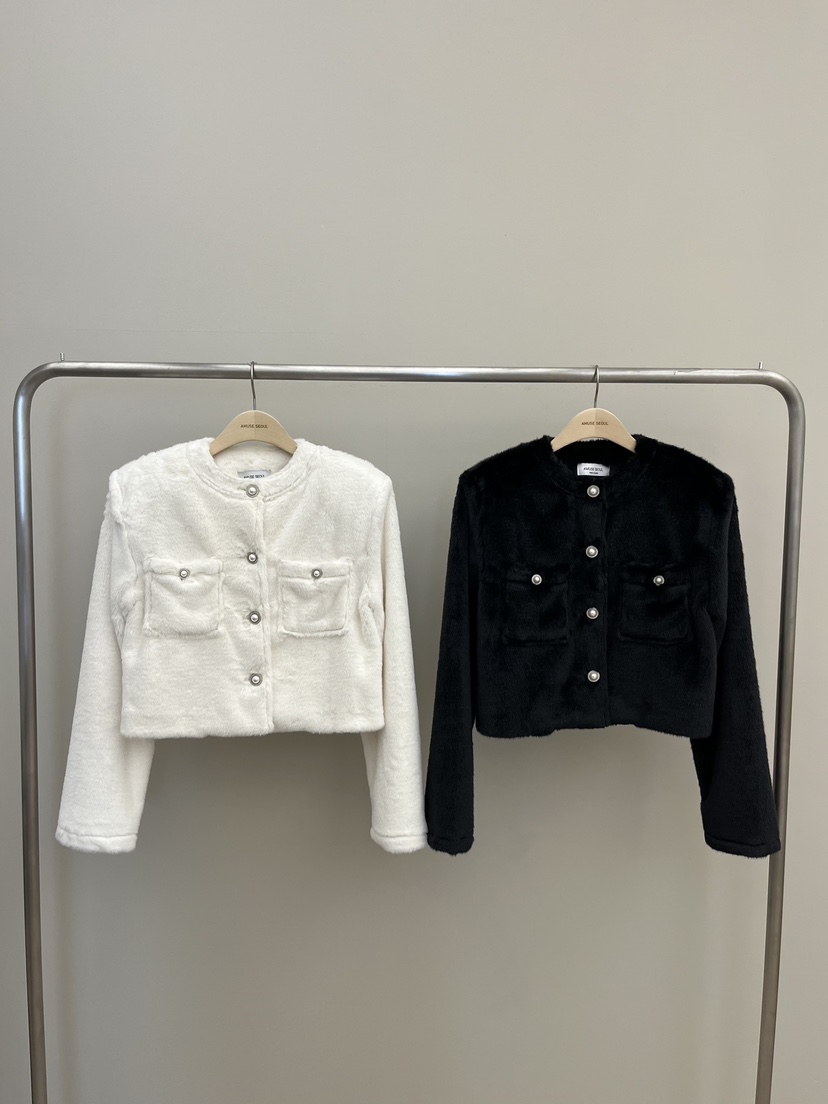 AMUSE SEOUL東大門㊣直郵女士新款熱賣真品25秋冬休閑夾克AMUSE SEOUL夾克