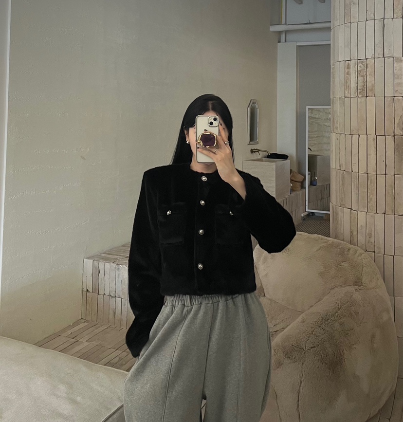 AMUSE SEOUL東大門㊣直郵女士新款熱賣真品25秋冬休閑夾克AMUSE SEOUL夾克