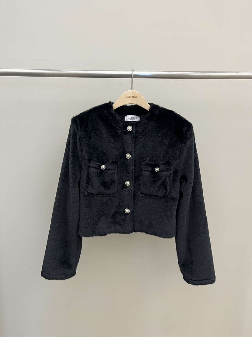 AMUSE SEOUL東大門㊣直郵女士新款熱賣真品25秋冬休閑夾克AMUSE SEOUL夾克圖色2