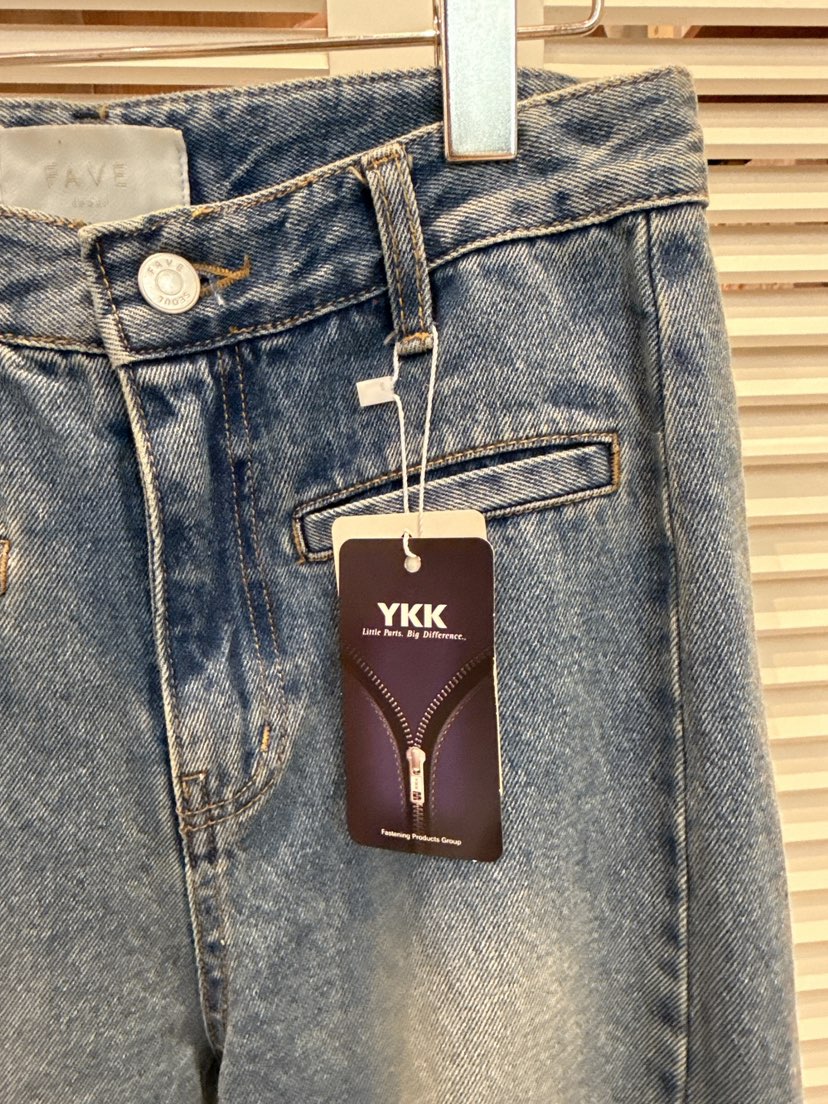 FAVE-L東大門㊣代購女士新品熱賣休閑推薦時尚職業真品牛仔褲FAVE-L牛仔褲