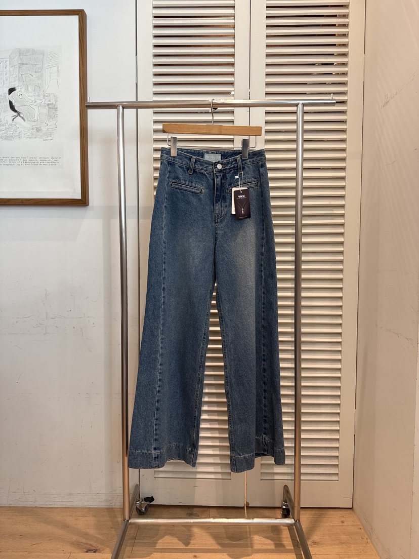 FAVE-L東大門㊣代購女士新品熱賣休閑推薦時尚職業真品牛仔褲FAVE-L牛仔褲圖色1