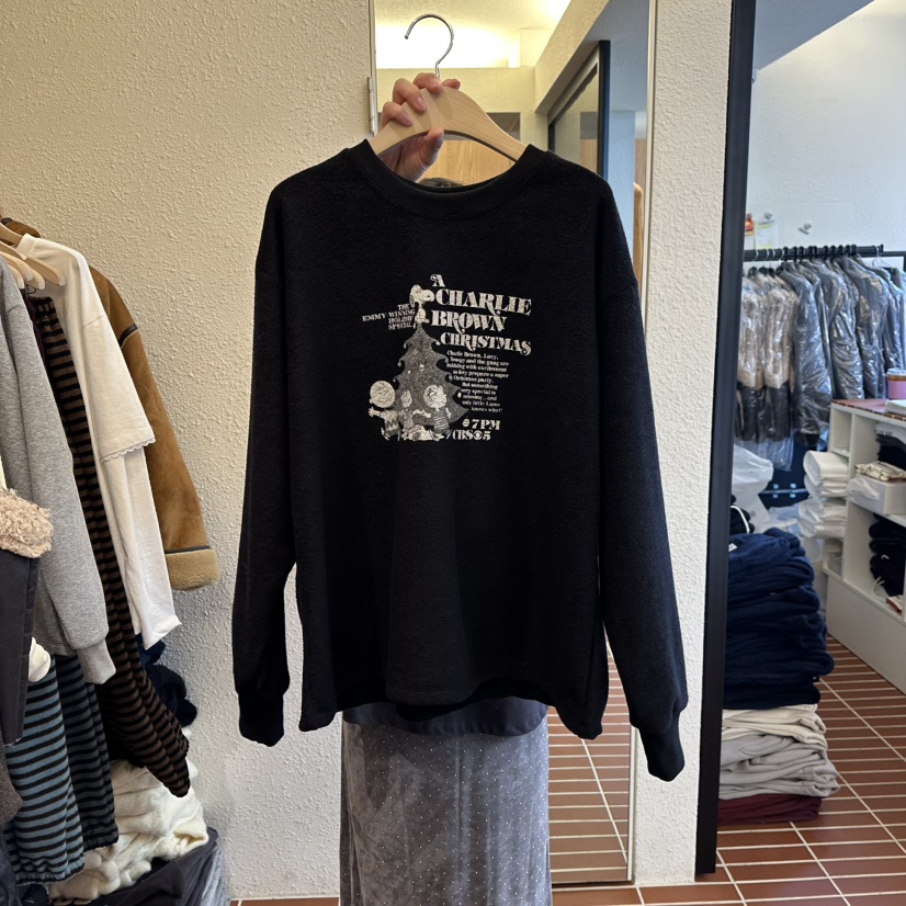 CHOI-L東大門㊣代購女裝新品25秋冬熱賣推薦衛衣史努比加絨CHOI衛衣圖色3