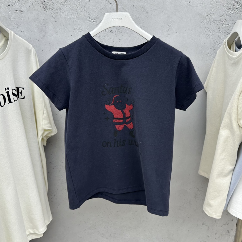 SIXTEEN東大門㊣代購女裝新款25秋冬職業休閑推薦熱賣人氣T恤SIXTEENT恤圖色4